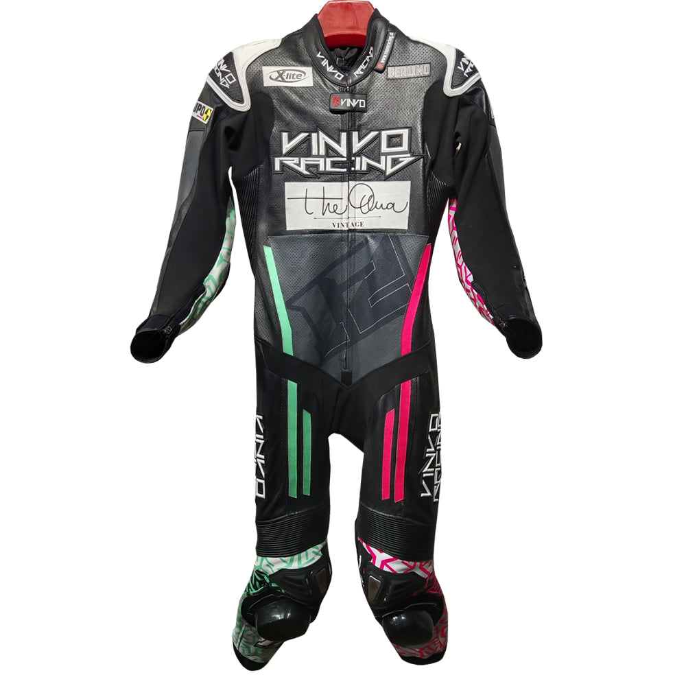 Custom Cowhide Leather Race Suit