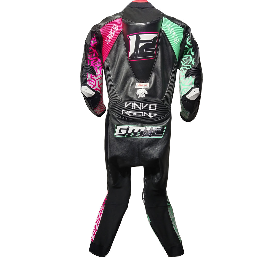 Custom Cowhide Leather Race Suit