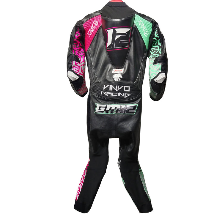 Custom Cowhide Leather Race Suit
