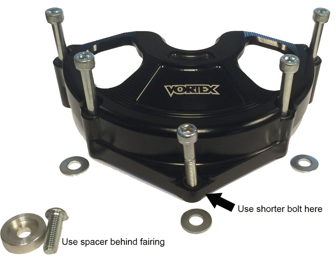 Vortex Case Guard Honda CBR600 — Black Left Side (CS233K)