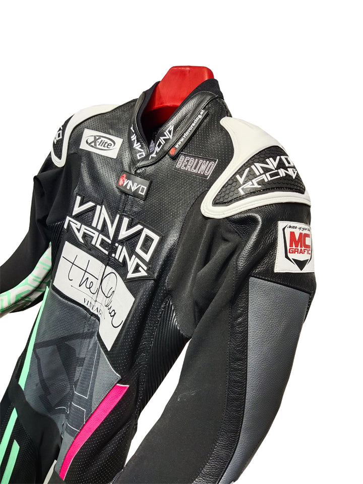 Custom Cowhide Leather Race Suit