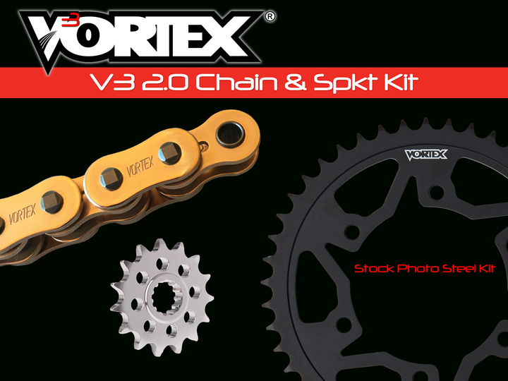 Vortex V3 2.0 Chain and Sprocket Kit — Yamaha FZ-1 01-05 — 520
