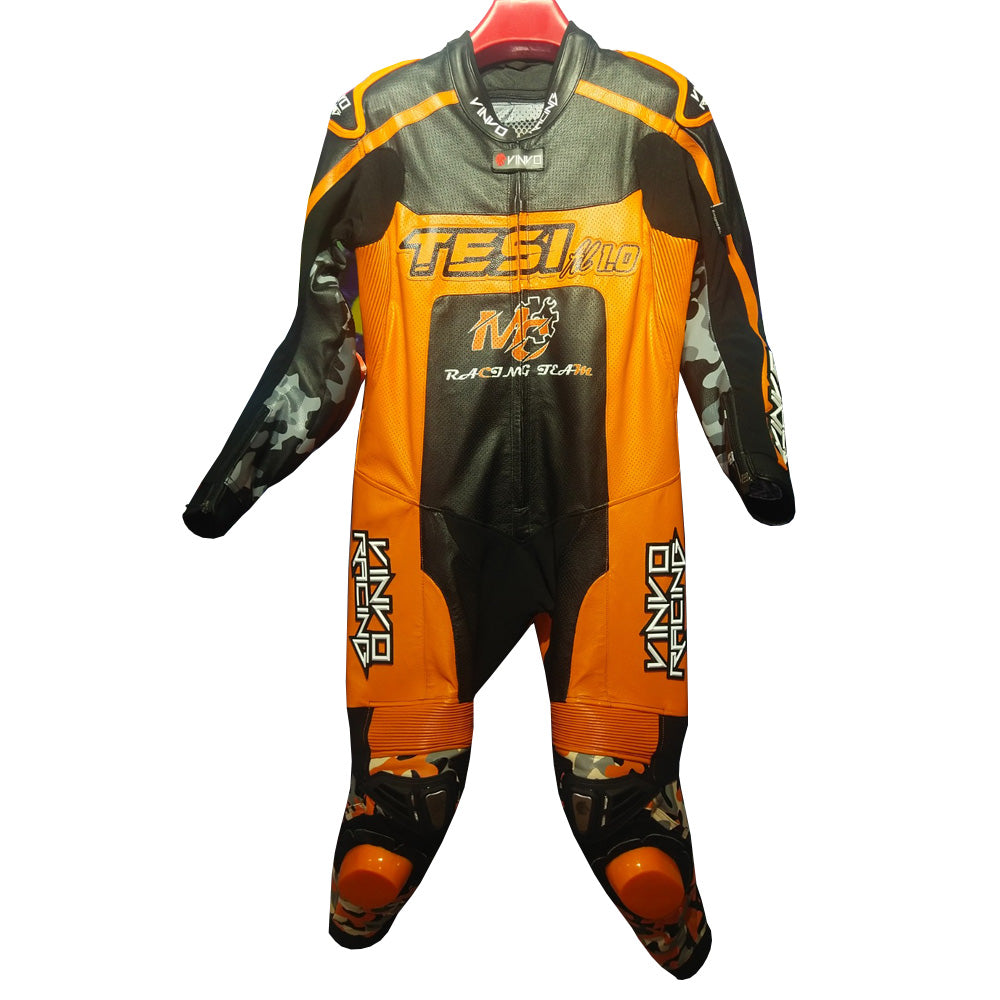 Custom Kangaroo Leather Race Suit