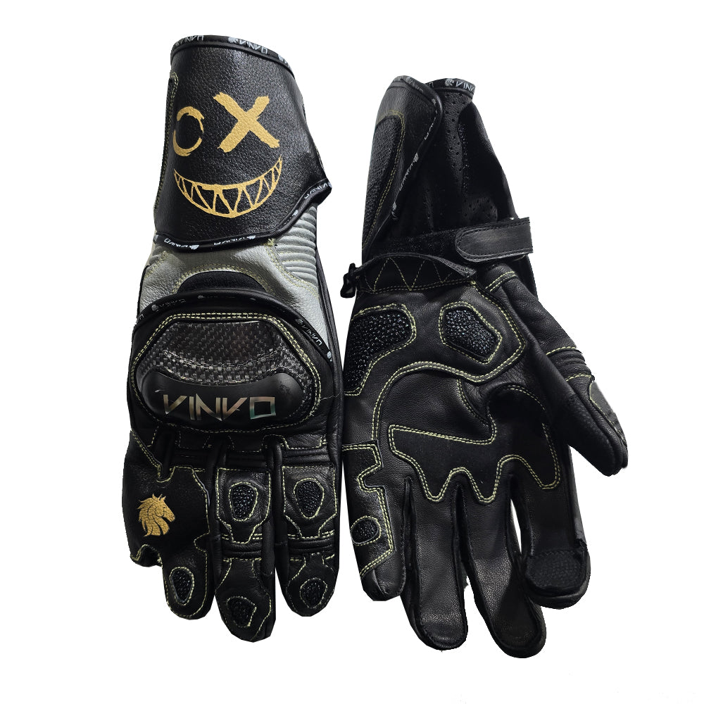 Custom Leather &amp; Stingray Race Gloves