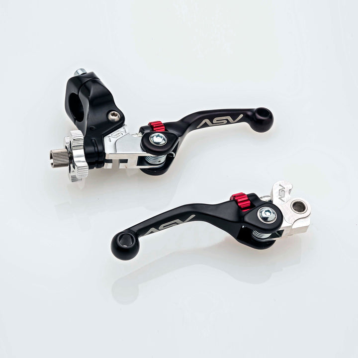 F4 Series Clutch and Brake Lever Pair Pack w/ Hot Start Perch (For Yamaha) 