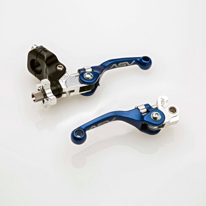 F4 Series Clutch and Brake Lever Pair Pack w/ Hot Start Perch (For Yamaha) 