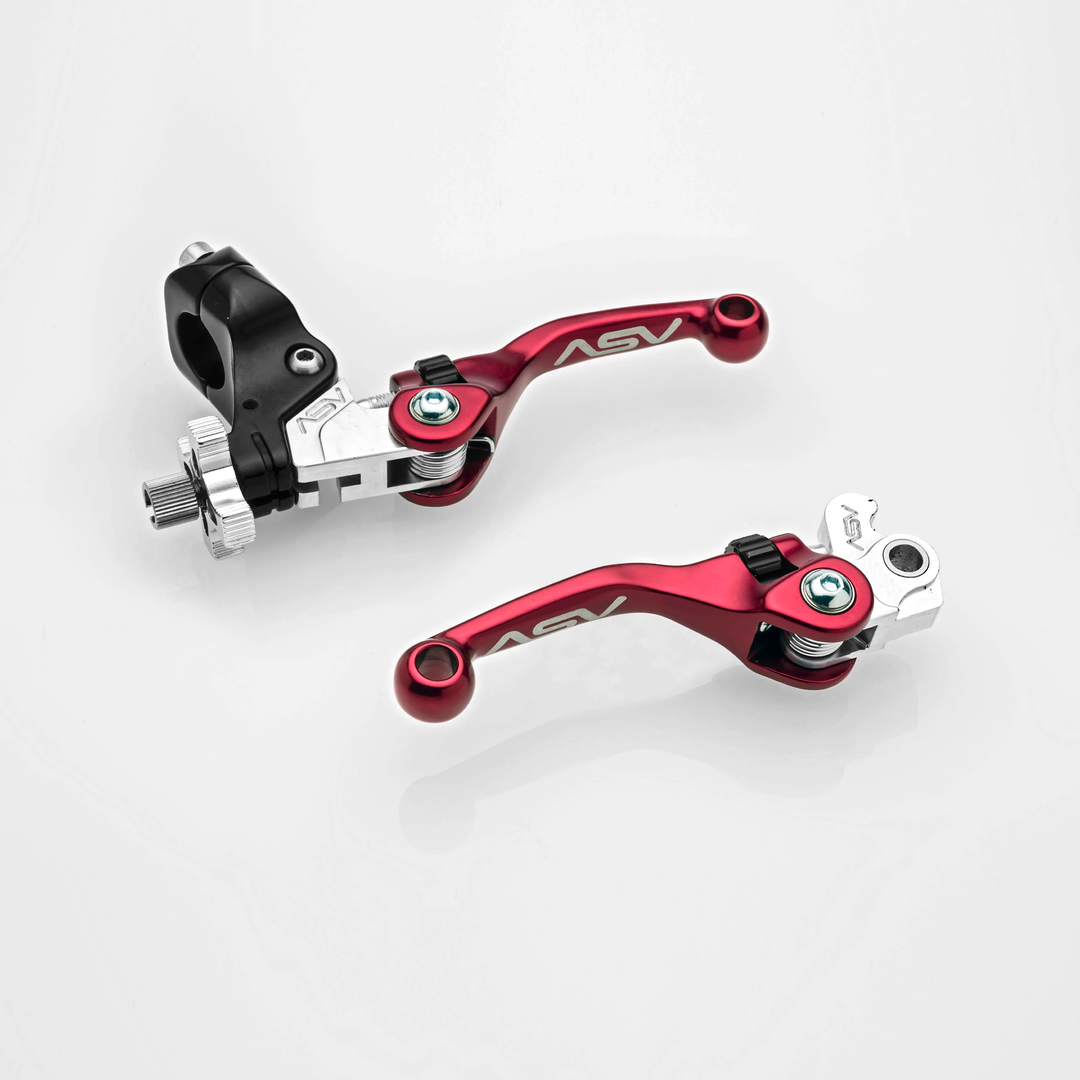 F4 Series Clutch and Brake Lever Pair Pack w/ Hot Start Perch (For Yamaha) 