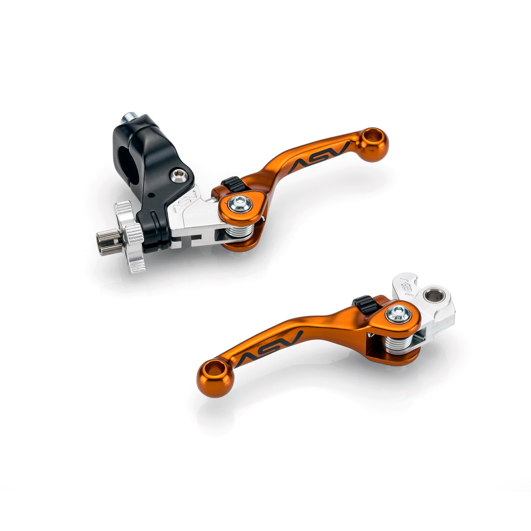 F4 Series Clutch and Brake Lever Pair Pack w/ Hot Start Perch (For Yamaha) 