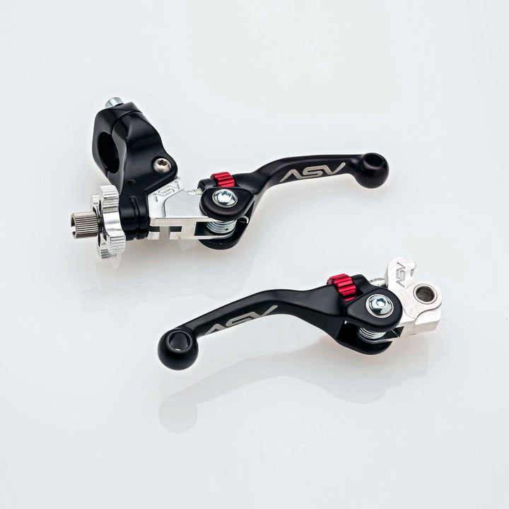 F4 Series Clutch and Brake Lever Pair Pack w/ Hot Start Perch (For Yamaha) 