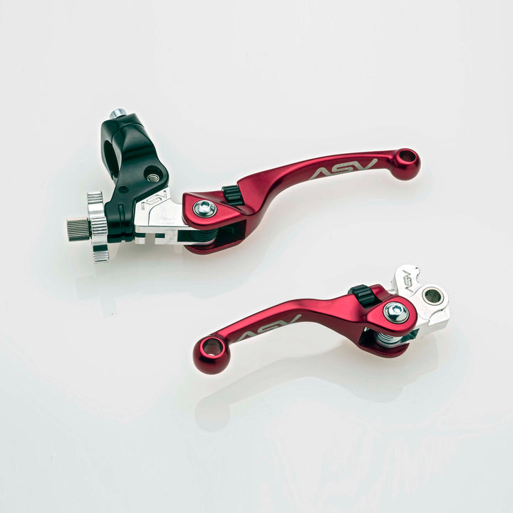 F4 Series Clutch and Brake Lever Pair Pack w/ Hot Start Perch (For Yamaha) 