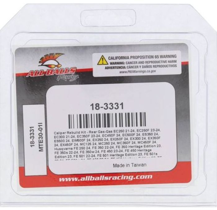 All Balls Racing Brake Caliper Rebuild Kit — Gas-Gas EC125 (2025) + 47 more