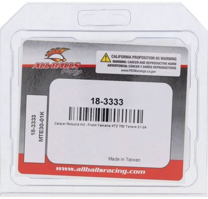 All Balls Racing Brake Caliper Rebuild Kit — Yamaha XTZ 700 Tenere (2021-2025)
