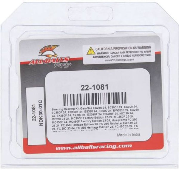 All Balls Steering Stem Bearing Kit (22-1081)