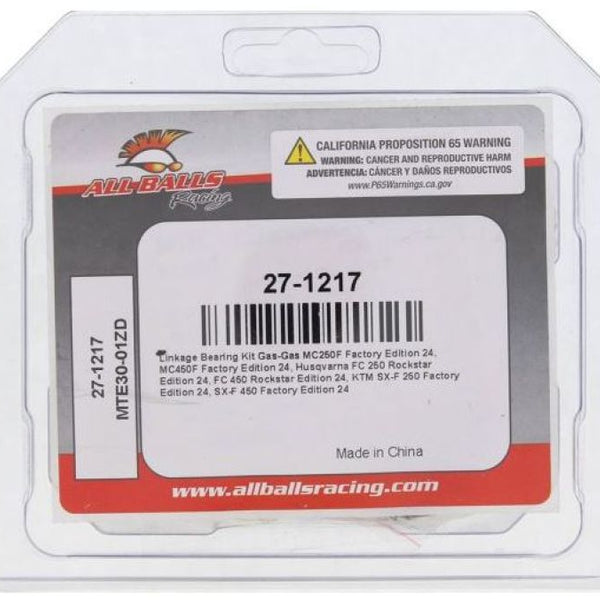 Suspension Linkage Bearing Kit — Gas-Gas EC125 — 3 Makes — (PN 27-1217)