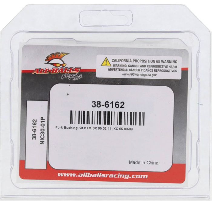 All Balls Racing Fork Bushing Kit — KTM SX 65 (2002-2011), KTM XC 65 (2008-2009)