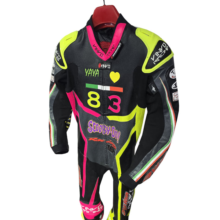 Custom Kangaroo Leather Race Suit