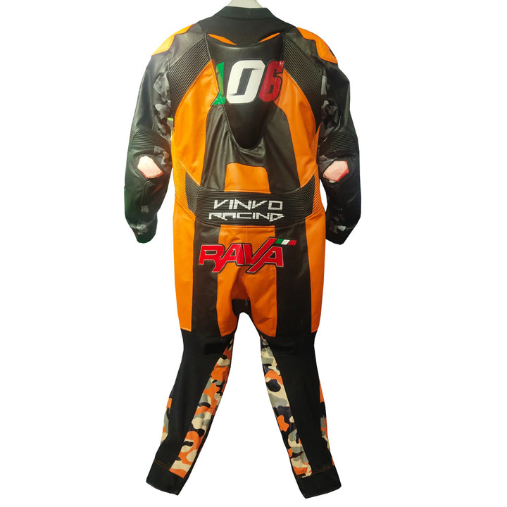 Custom Kangaroo Leather Race Suit
