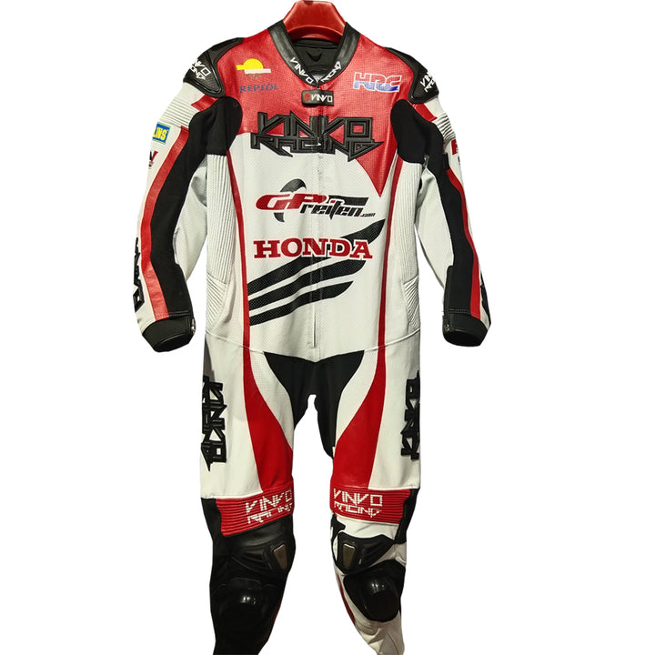 Custom Kangaroo Leather Race Suit