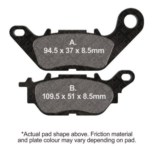 EBC Organic Brake Pads — FA464