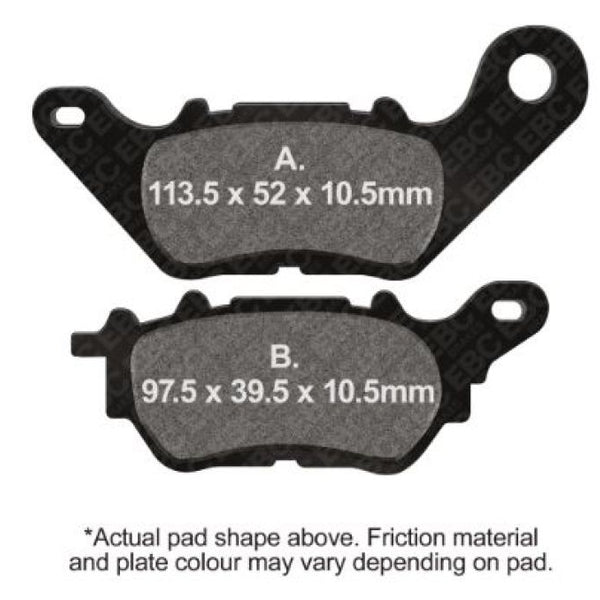 EBC Organic Scooter Brake Pads — SFA706