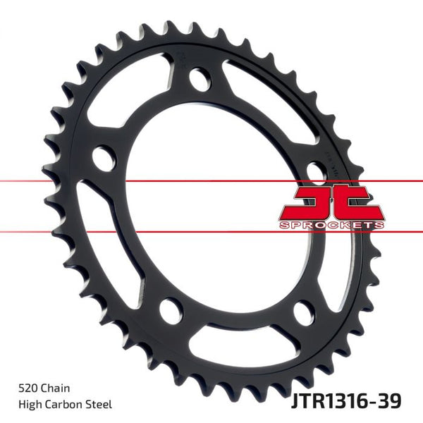 JT Sprockets Steel Rear Sprocket — JTR1316.39 (39T)