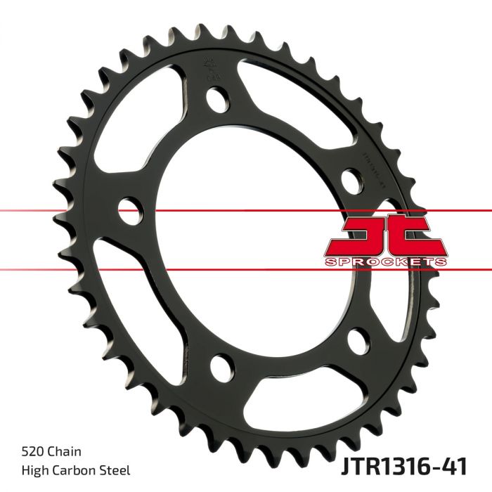JT Sprockets Steel Rear Sprocket — JTR1316.41 (41T)