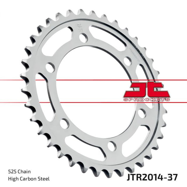 JT Sprockets 525 Steel Rear Sprocket, 37T (JTR2014.37)