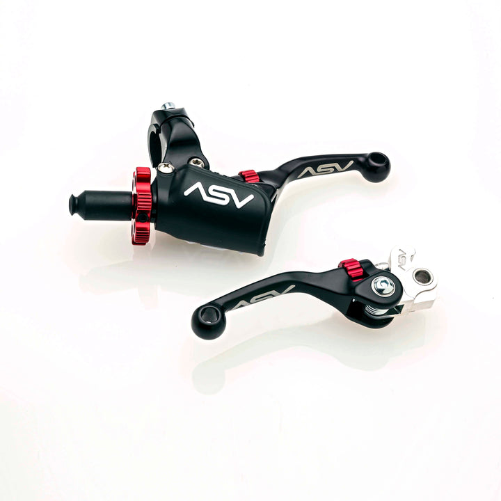 F4 PRO Clutch and Brake Lever Pair Pack w/ Hot Start Perch (For Yamaha) 
