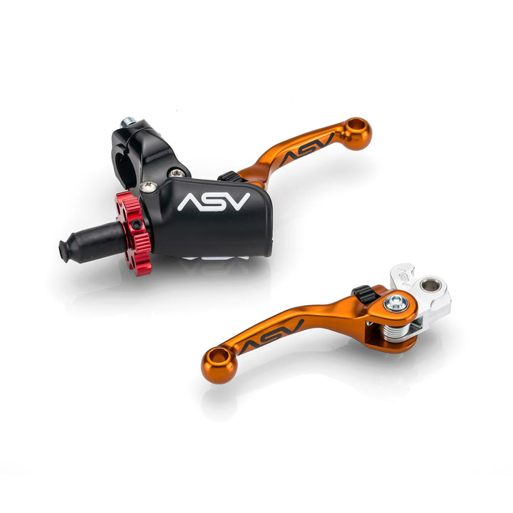 F4 PRO Clutch and Brake Lever Pair Pack w/ Hot Start Perch (For Yamaha) 
