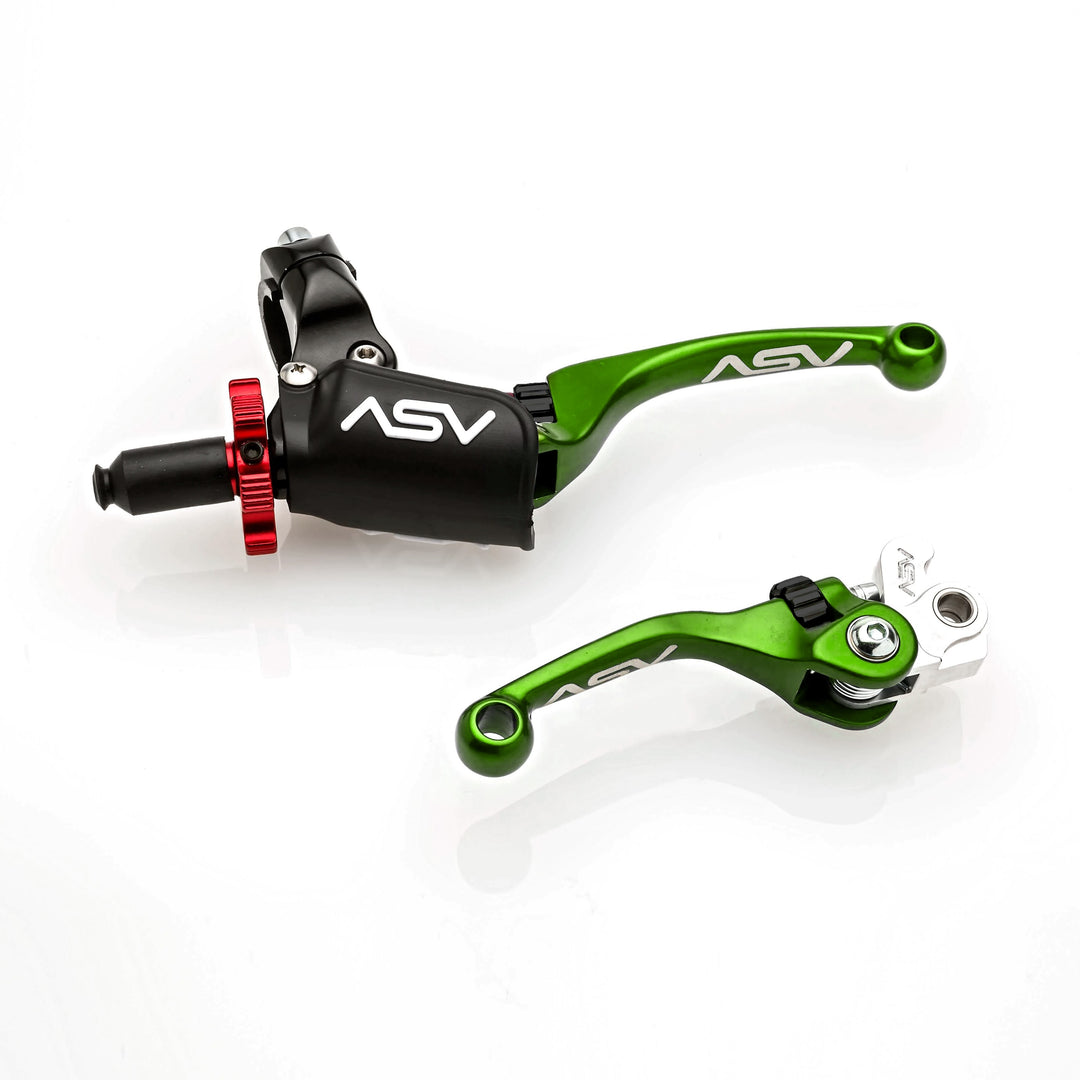 F4 PRO Clutch and Brake Lever Pair Pack w/ Hot Start Perch (For Yamaha) 