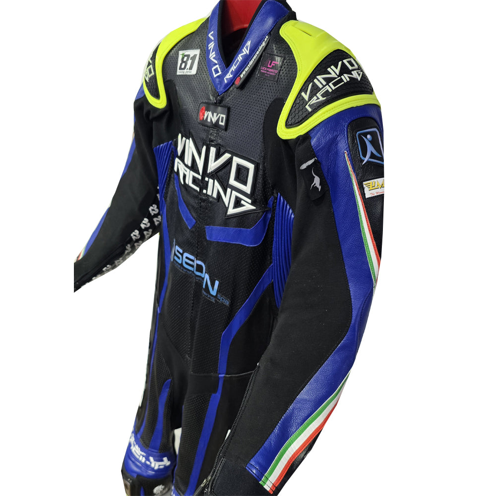 Custom Kangaroo Leather Race Suit