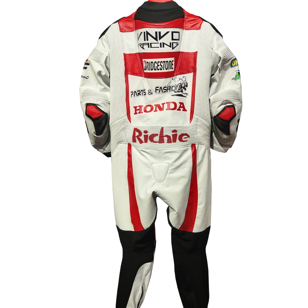 Custom Kangaroo Leather Race Suit