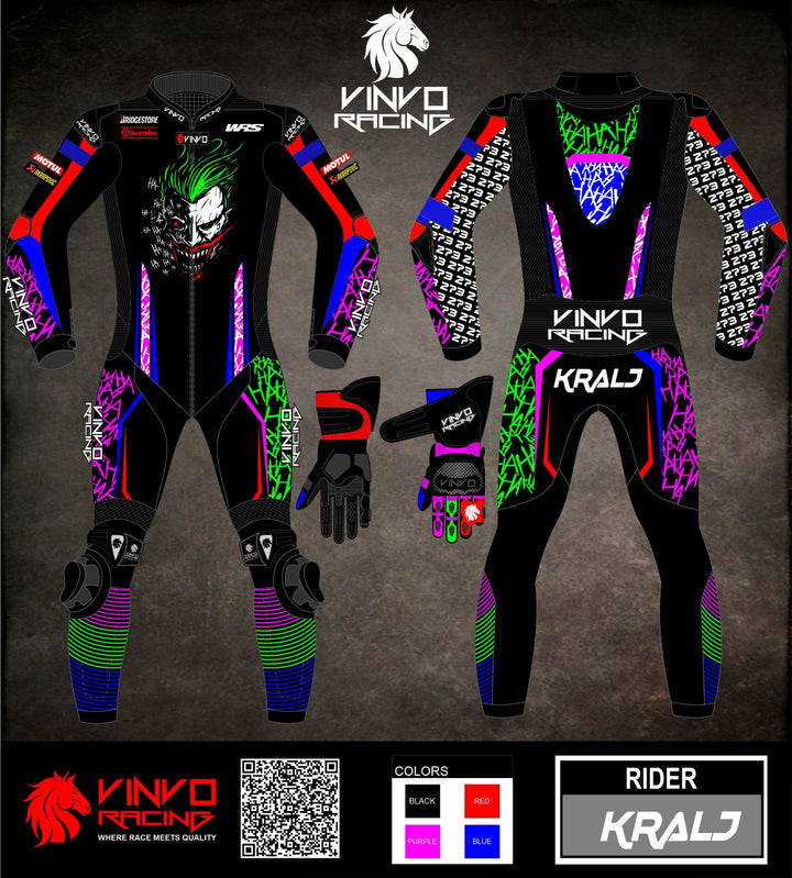 Custom Kangaroo Leather Race Suit