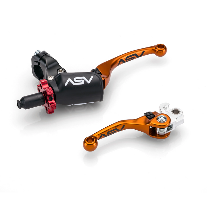 F4 PRO Clutch and Brake Lever Pair Pack w/ Hot Start Perch (For Yamaha) 
