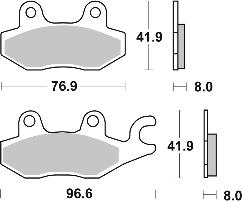 Brembo Brake Pads (07YA22SD)