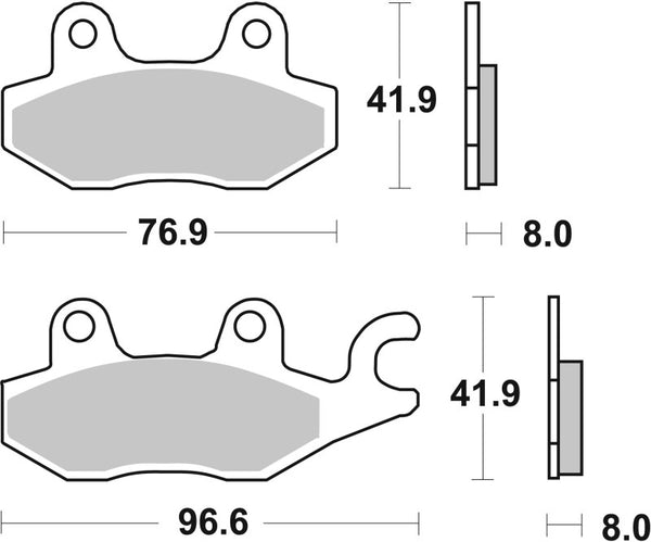 Brembo Brake Pads (07YA22SD)