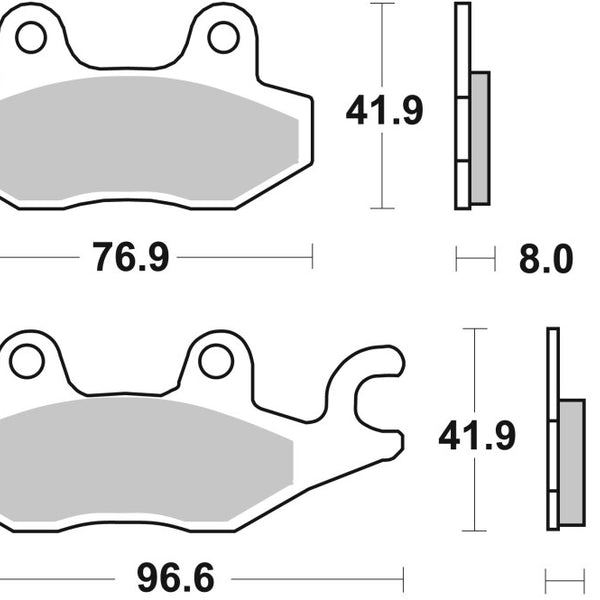 Brembo Brake Pads (07YA22SD)