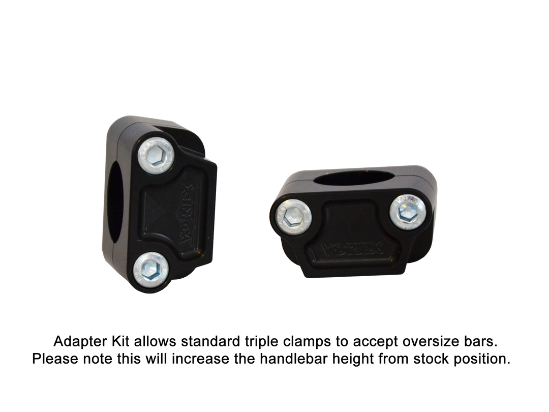 Vortex Oversize Handle Bar Adapter — Black (AD101S)