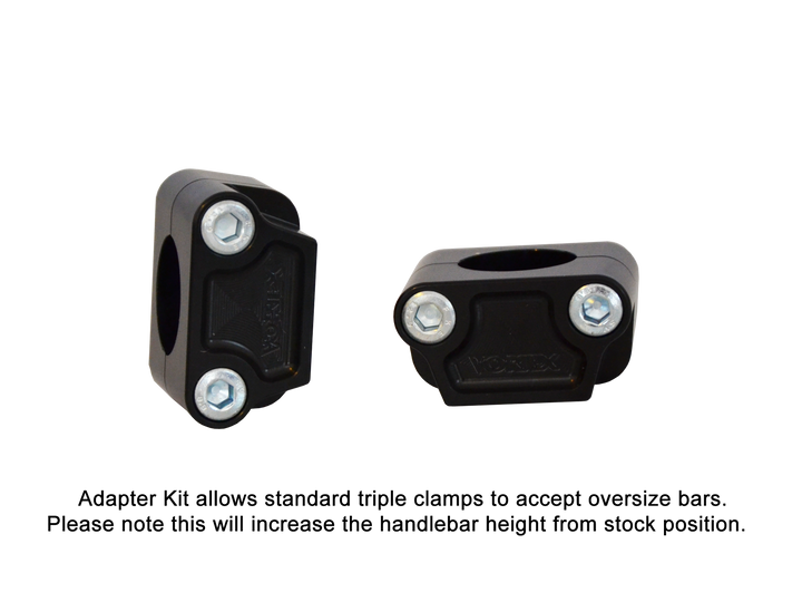 Vortex Oversize Handle Bar Adapter — Black (AD101S)