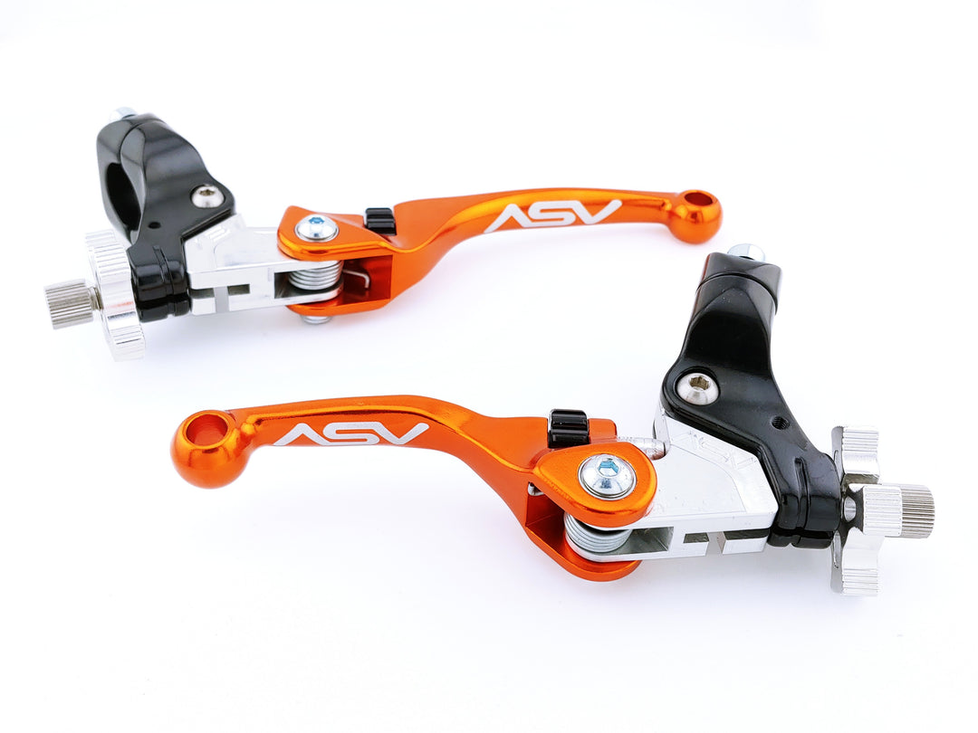 F4 Series Cable Brake and Clutch Lever Pair Pack w/ Perch (For Yamaha) 
