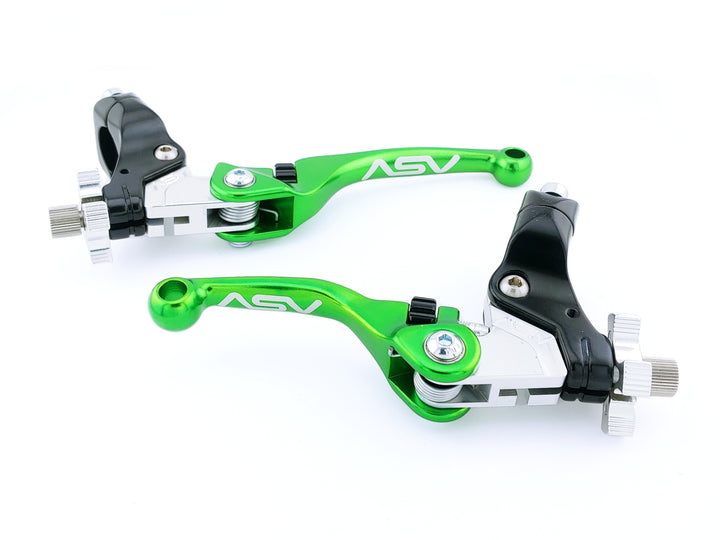 F4 Series Dirt Cable Brake and Clutch Lever Pair Pack w/ Perch 