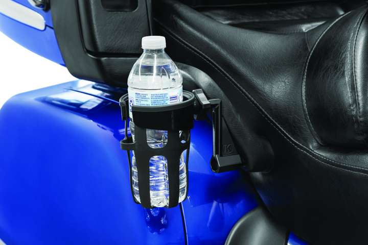 Kuryakyn Reflex Drink Holder 01-17 GL1800 Passenger Mount Black