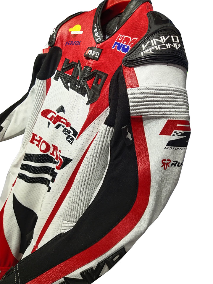 Custom Kangaroo Leather Race Suit