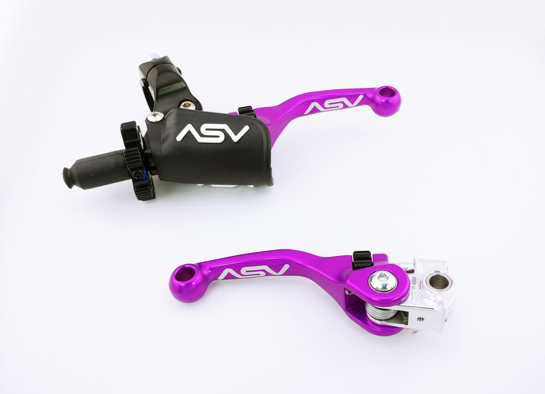 F4 PRO Clutch and Brake Lever Pair Pack w/ Hot Start Perch 