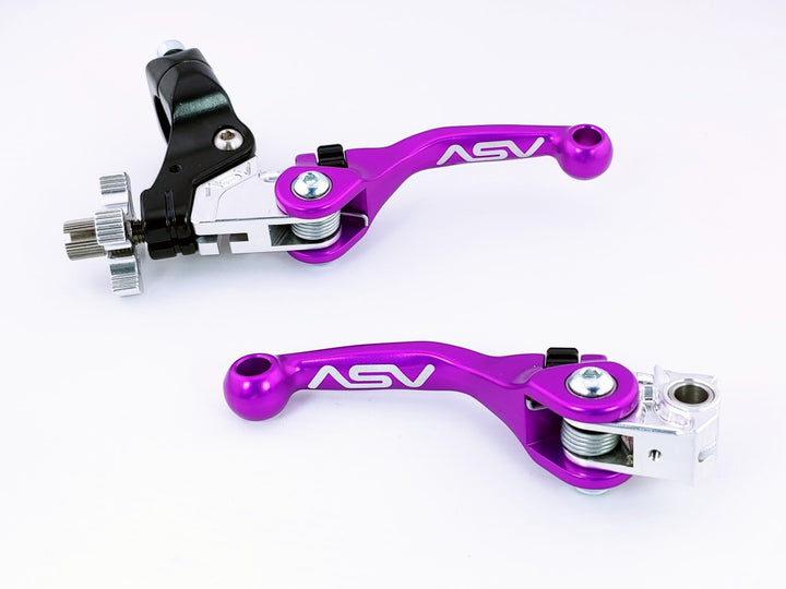 F4 Series Clutch and Brake Lever Pair Pack w/ Hot Start Perch (For Yamaha) 