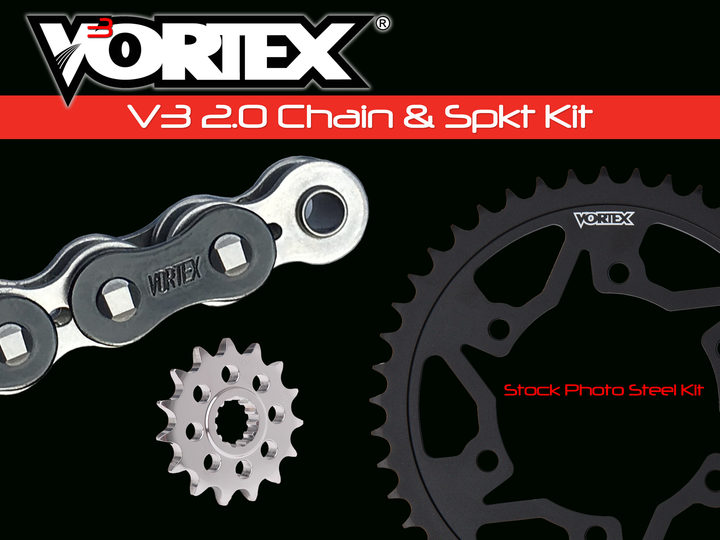 Vortex V3 2.0 Chain and Sprocket Kit — Yamaha YZF-R6 06-23 — OEM 525