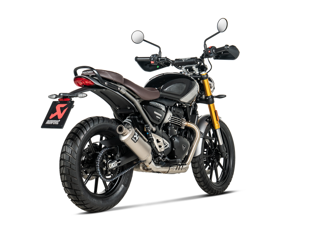 Akrapovic Slip-On Exhaust Triumph Speed 400 / Scrambler 400 X 2024-2026