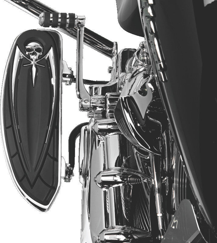 Kuryakyn Floorboard Relocator Brackets 97-16 Touring Chrome