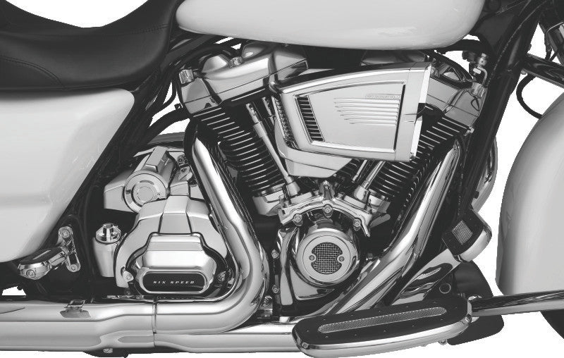 Kuryakyn Servo Cover Milwaukee-8 With Kuryakyn Air Cleaners Chrome