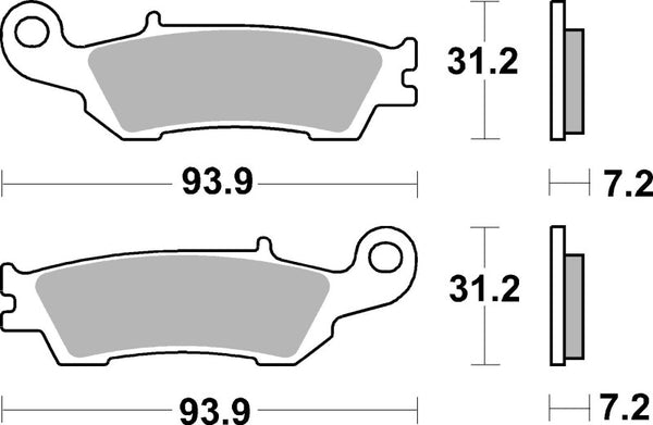 Brembo Brake Pads (07YA47SX)
